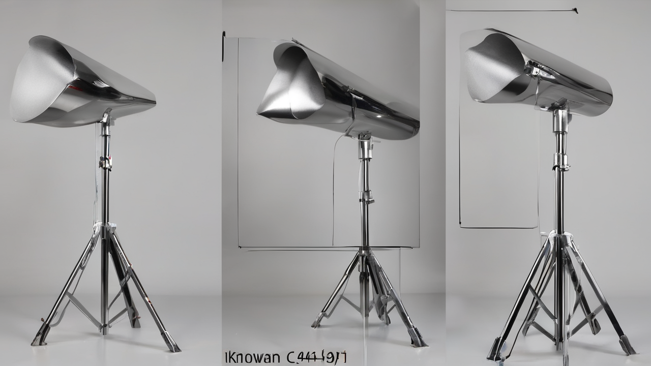Aluminiowy stojak na słuchawki w kolorze srebrnym
